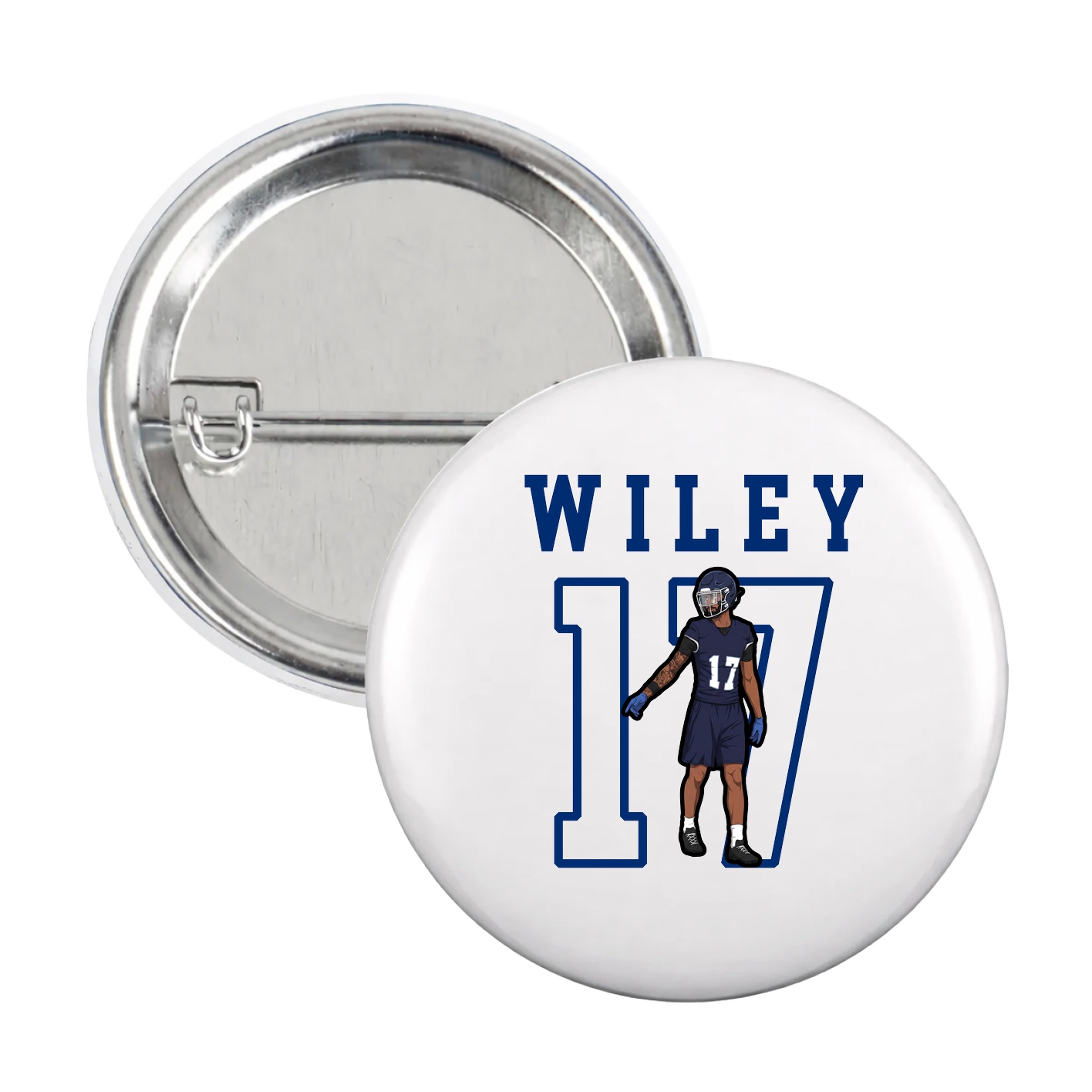 Game Day Button — Shirsey in White