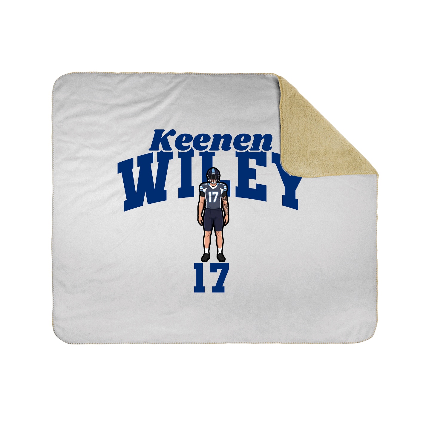 Throw Blanket — Signature Arch in White