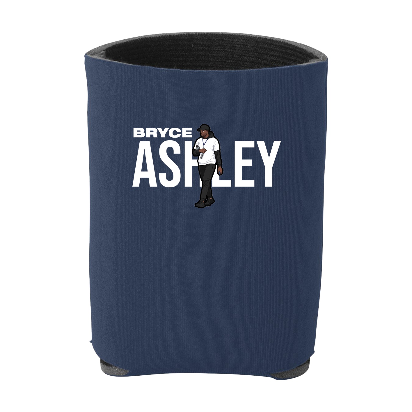 Can Holder — Player Name in Navy