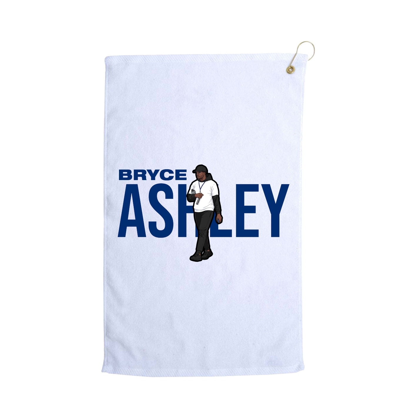Golf Towel — Player Name in White
