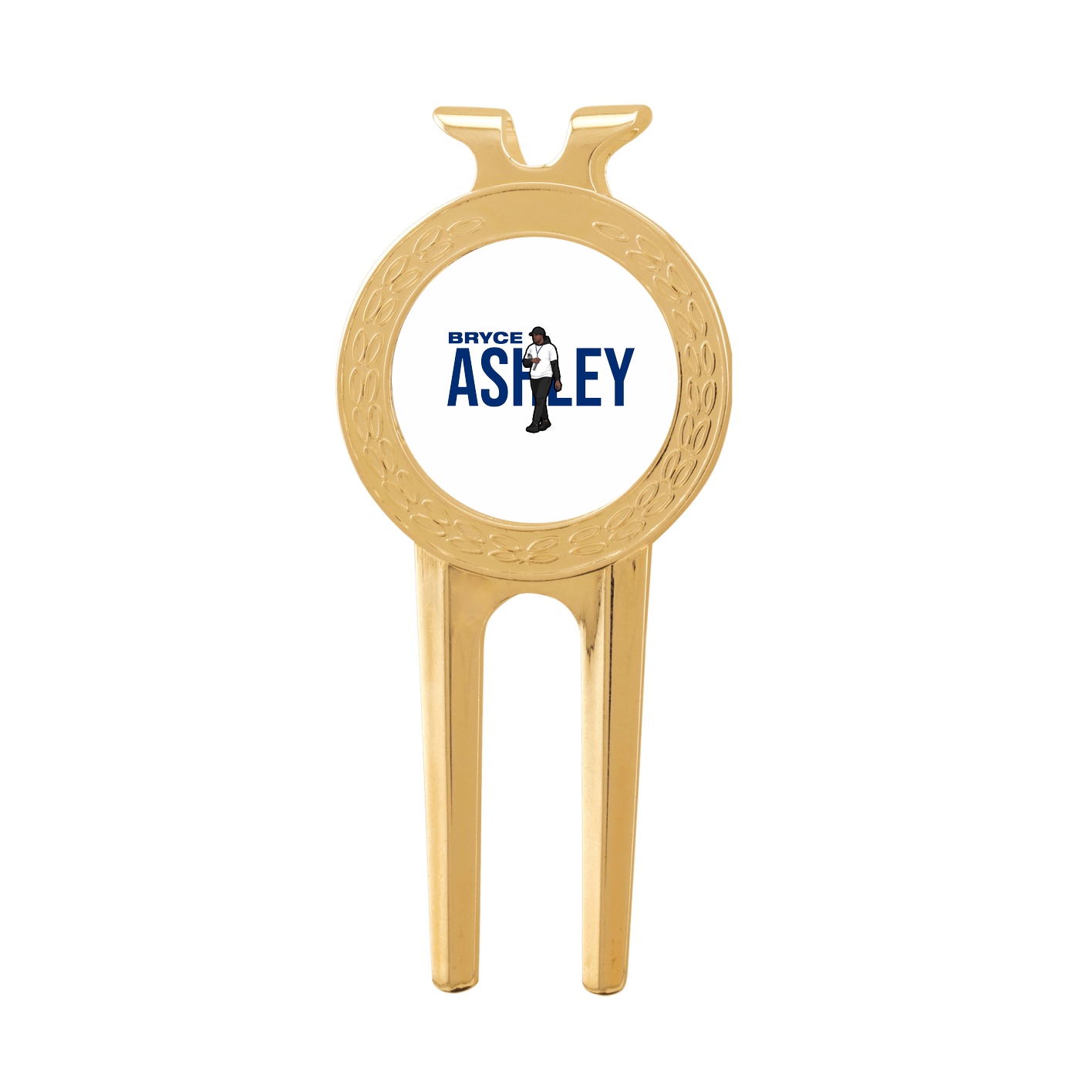 Divot Tool with Ball Marker — Player Name in Classic
