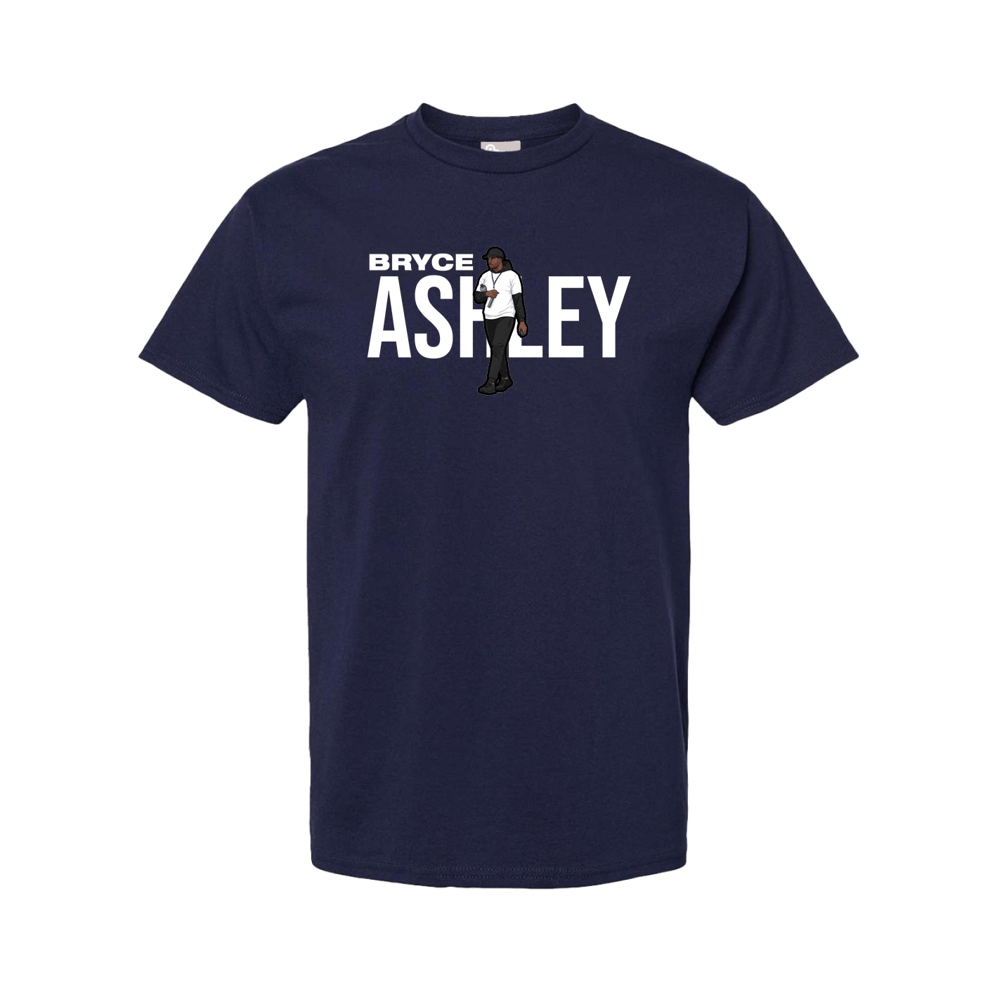 Tee — Player Name in Navy