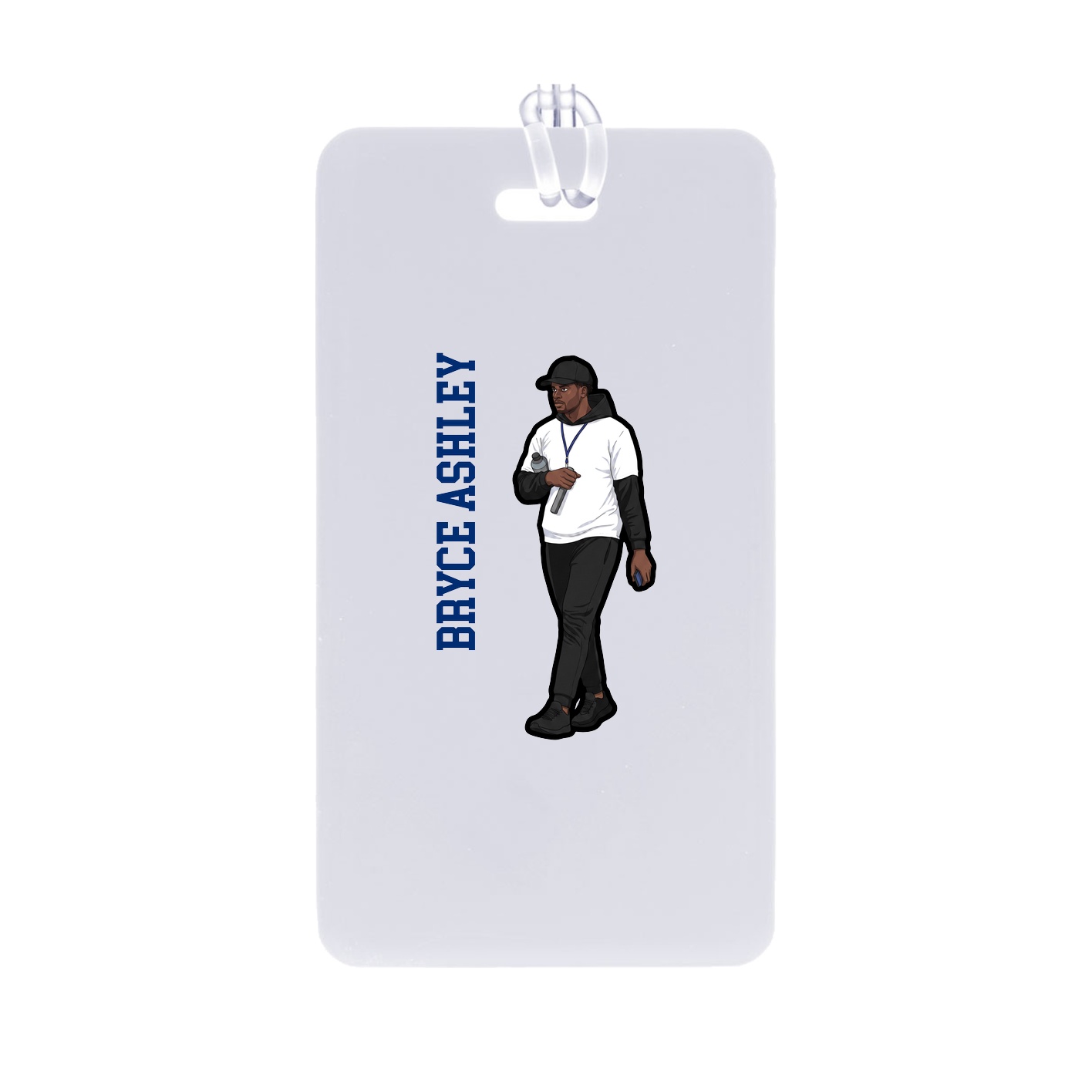 Bag Tag — Name Vertical in Classic