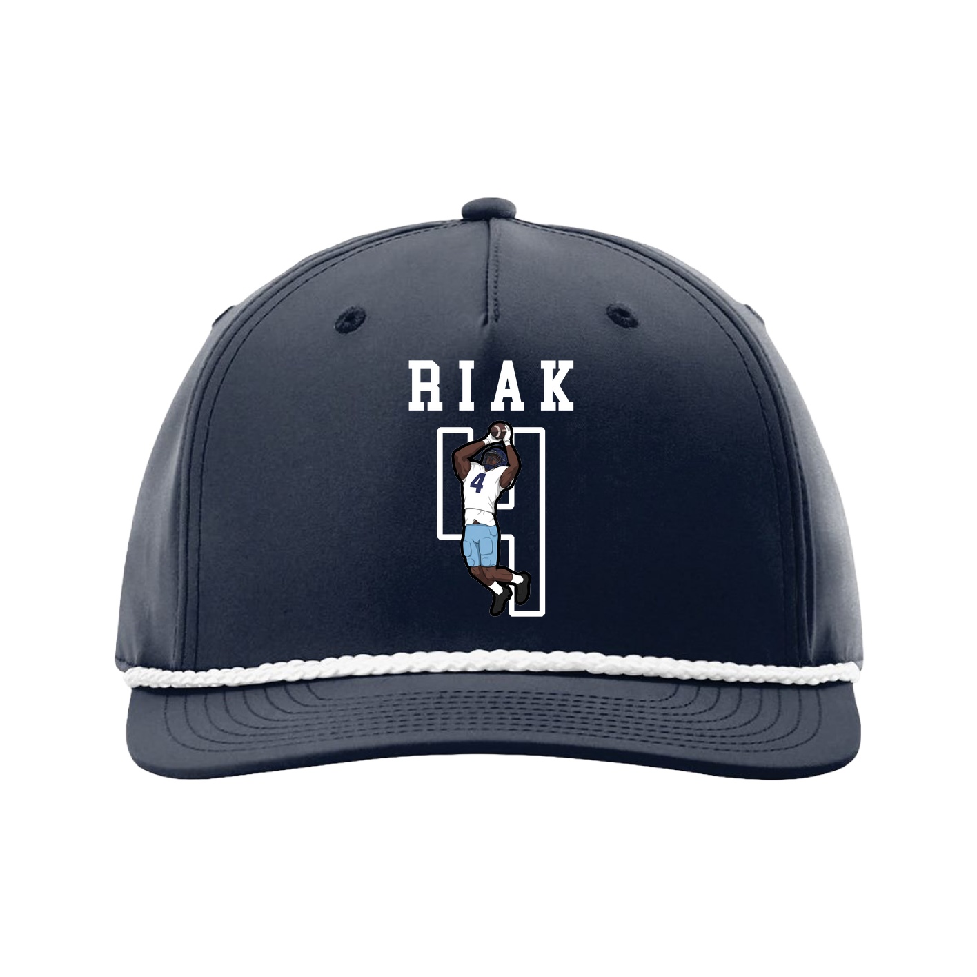 Five-Panel Classic Rope Cap — Shirsey in Navy