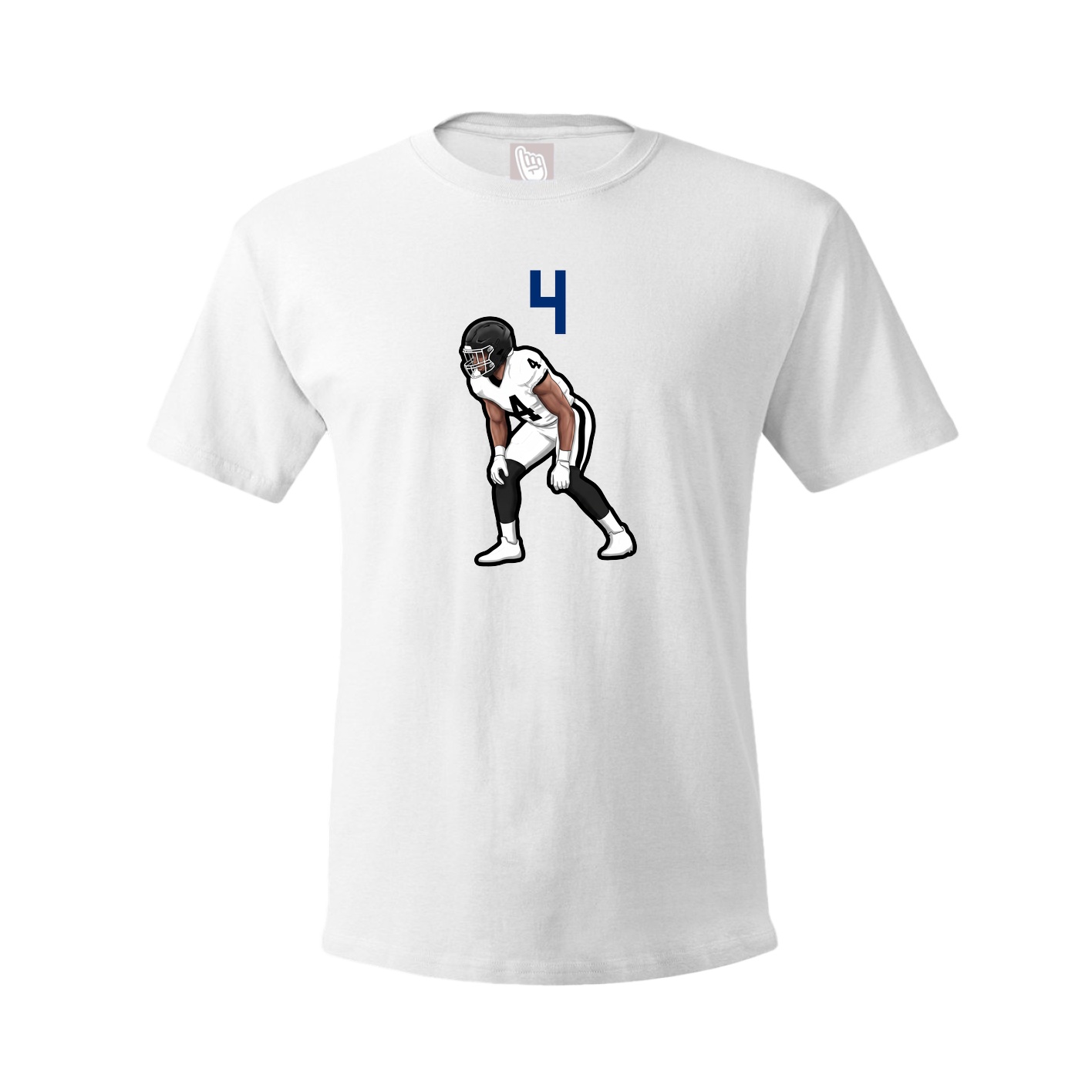 Tee — Number Top in White