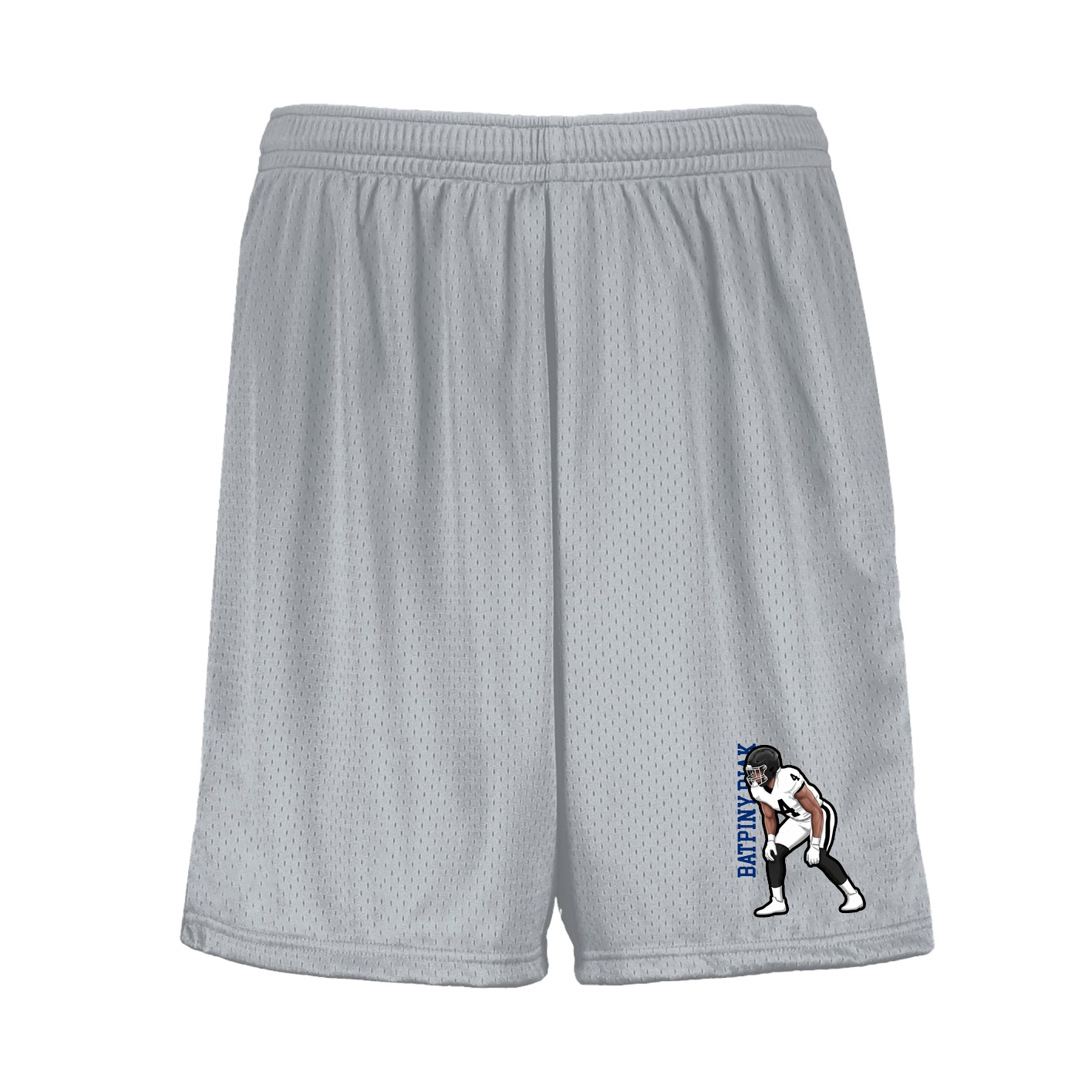 Shorts — Name Vertical in Silver
