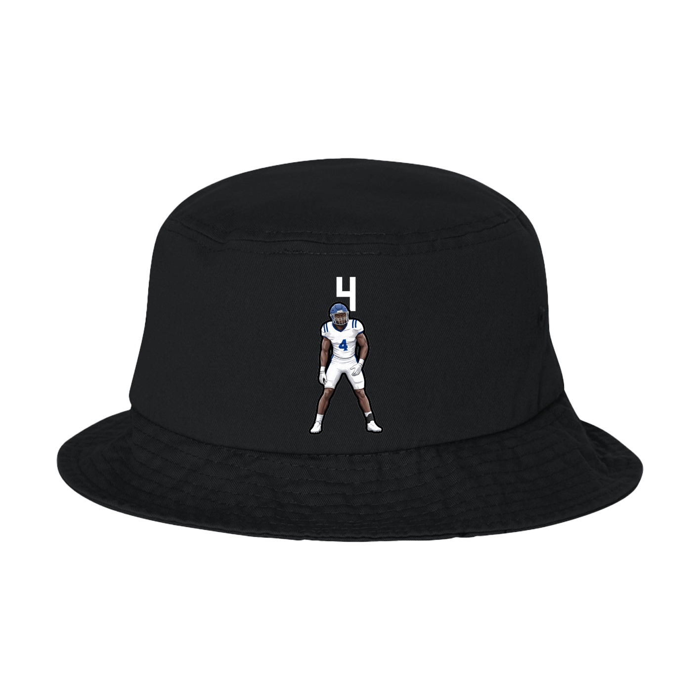 Bucket Cap — Number Top in Black