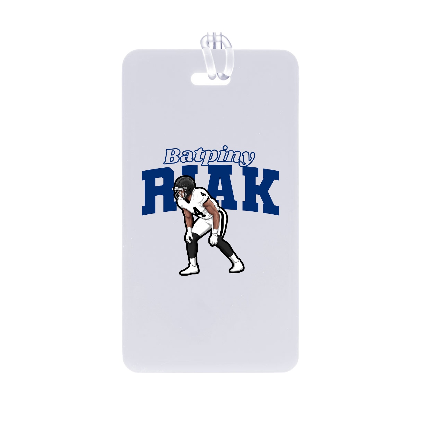 Bag Tag — Name Arch in Classic