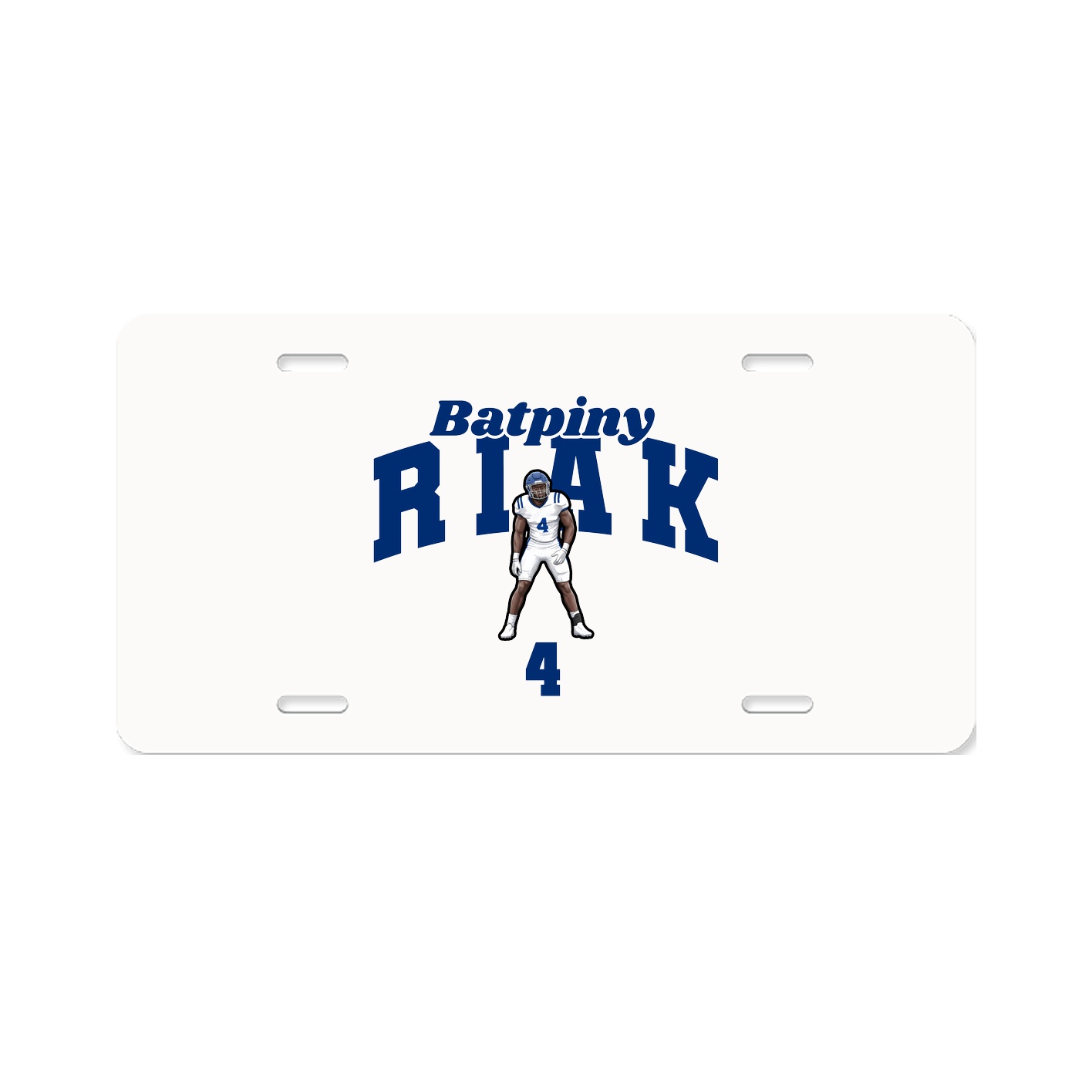 License Plate — Signature Arch in Classic