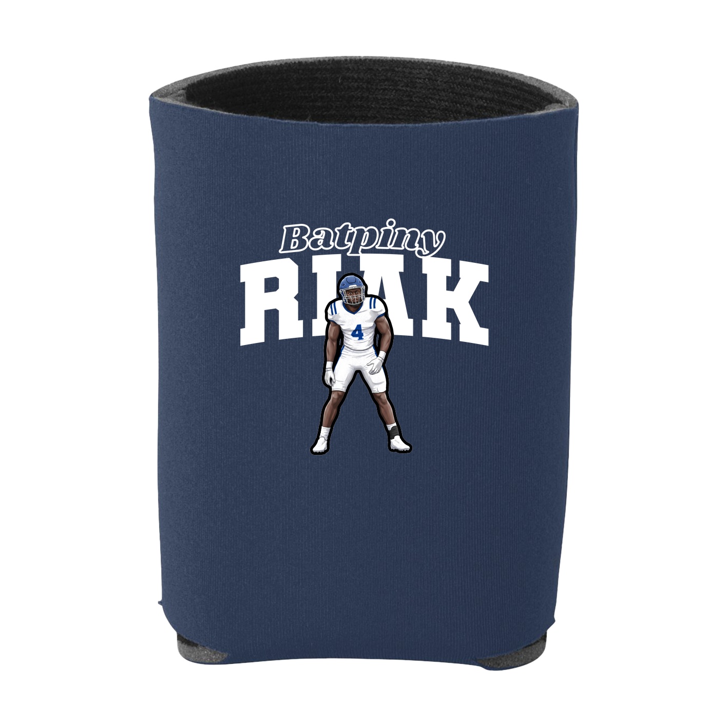 Can Holder — Name Arch in Navy
