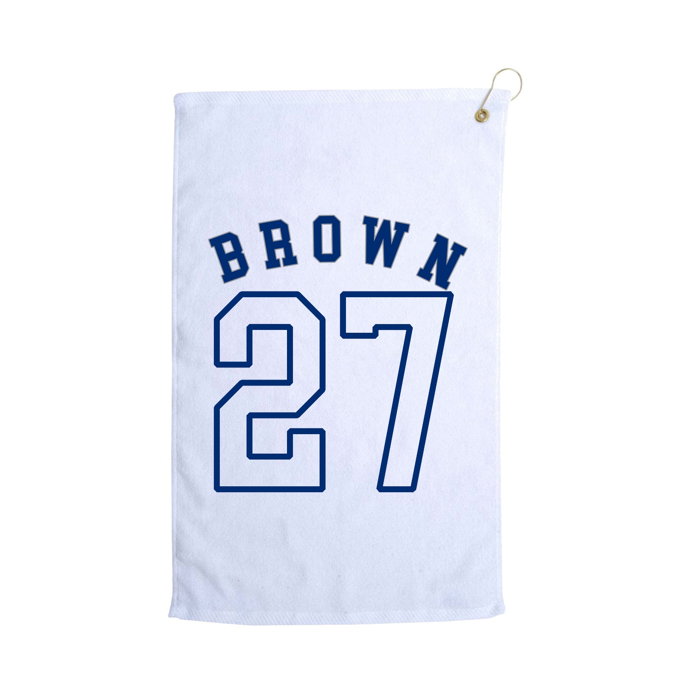 Golf Towel — Shirsey Arch in White
