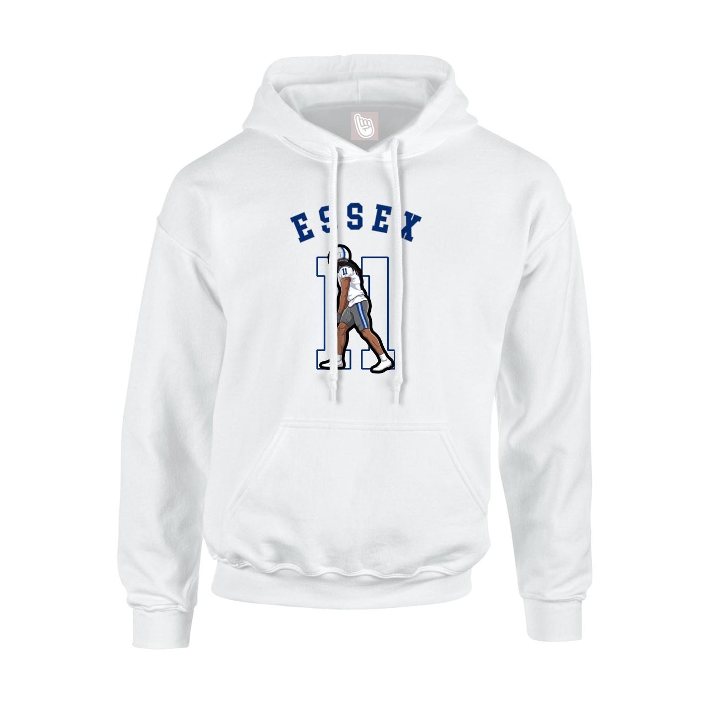 Youth Hoodie — Shirsey Arch in White