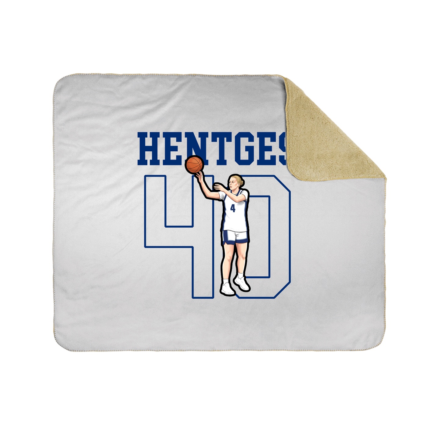 Throw Blanket — Shirsey in White