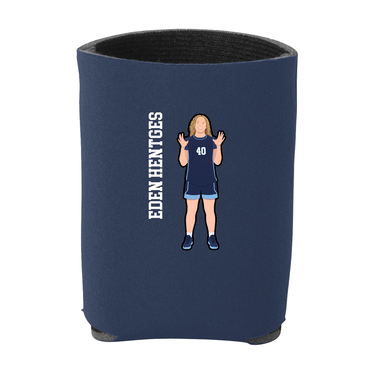 Can Holder — Name Vertical in Navy