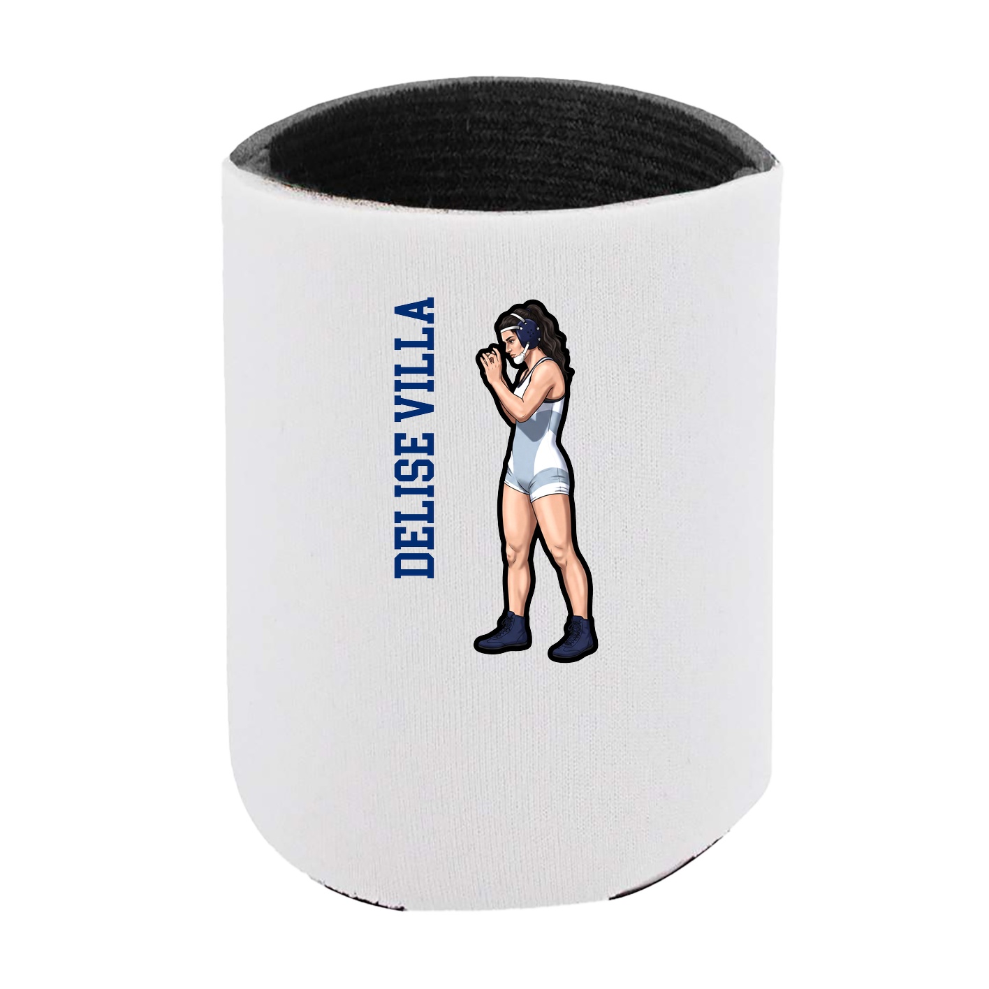 Can Holder — Name Vertical in White