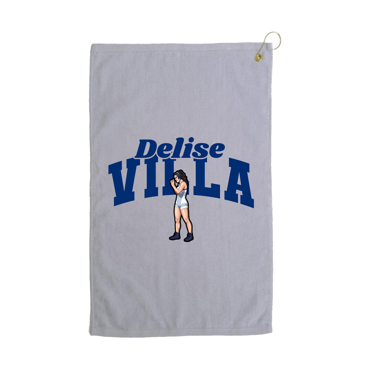 Golf Towel — Signature Arch in Grey