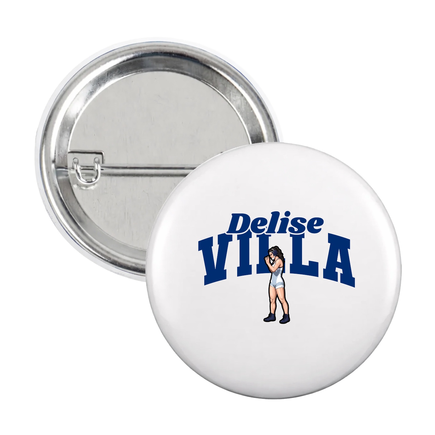 Game Day Button — Signature Arch in White