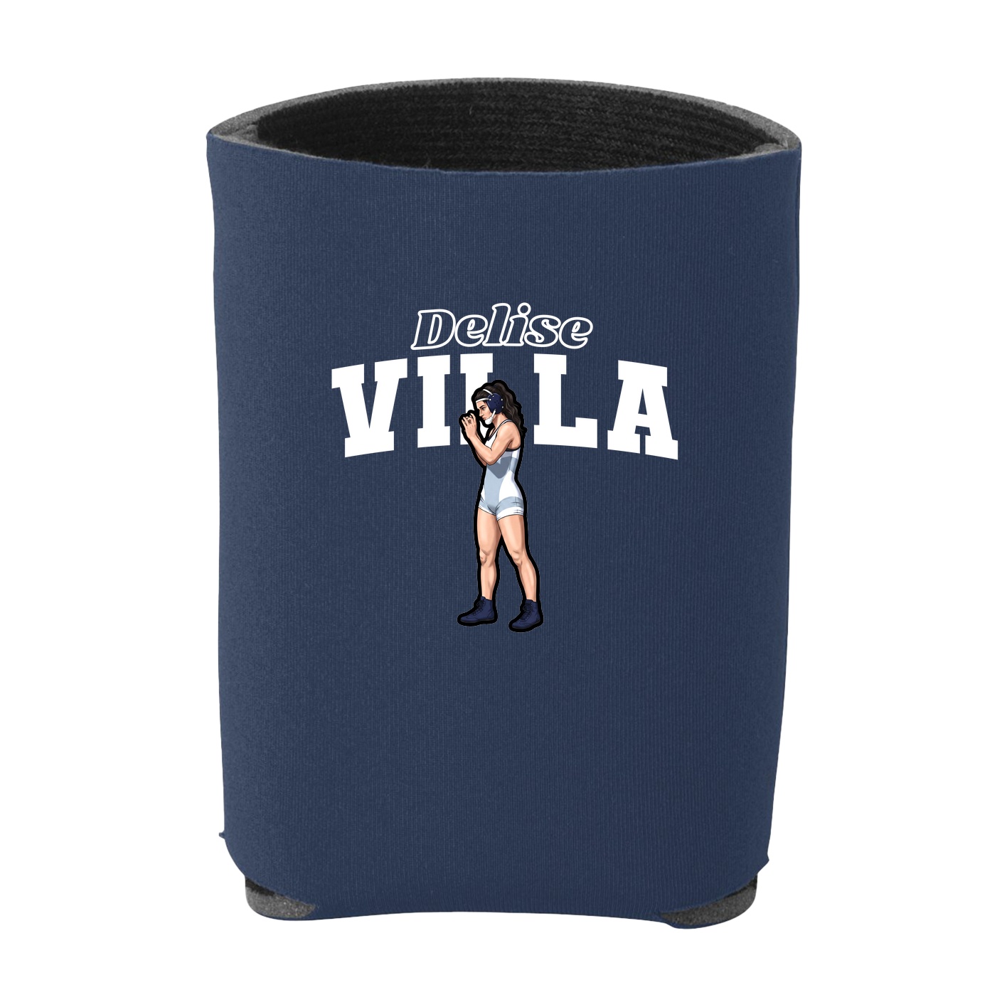 Can Holder — Name Arch in Navy
