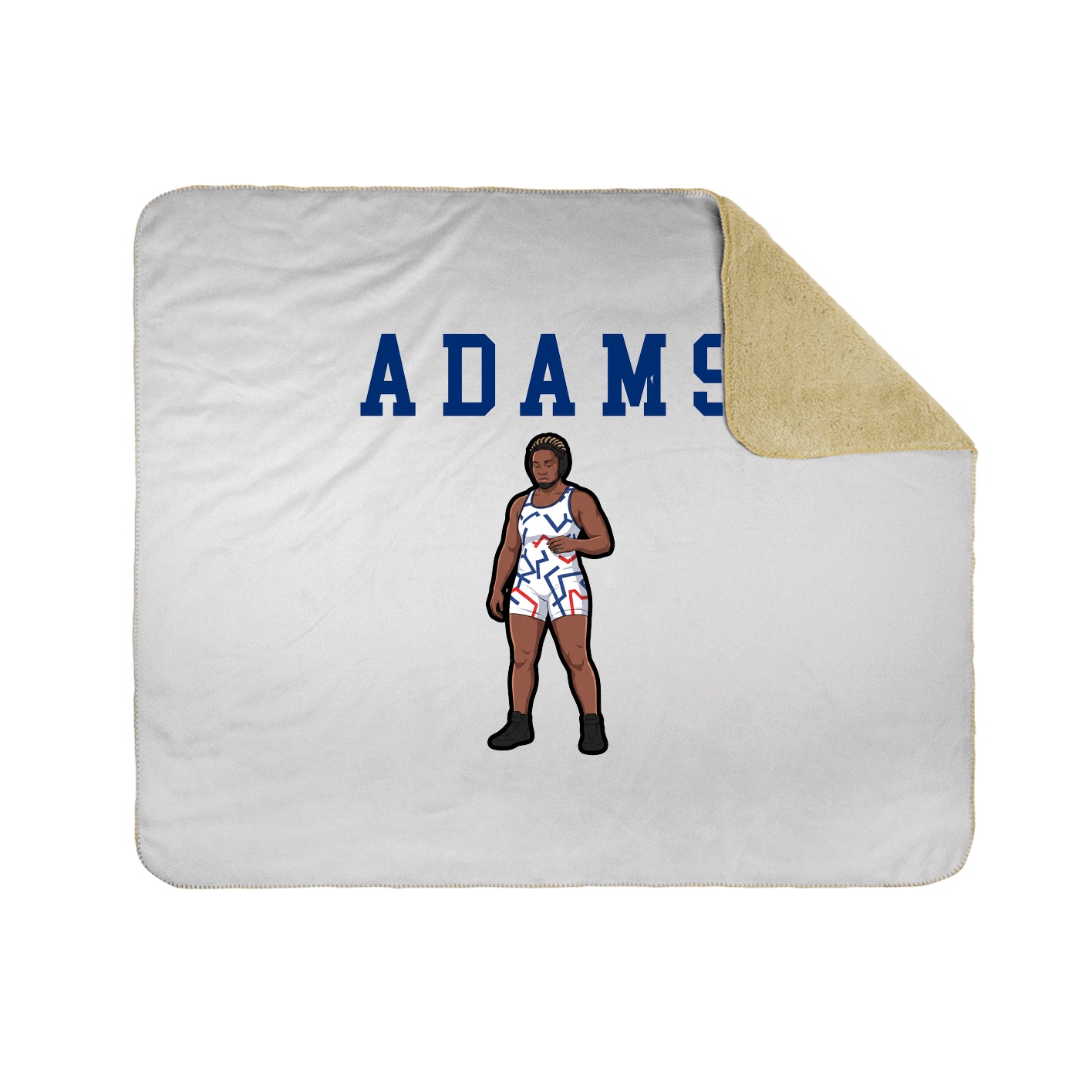 Throw Blanket — Shirsey in White