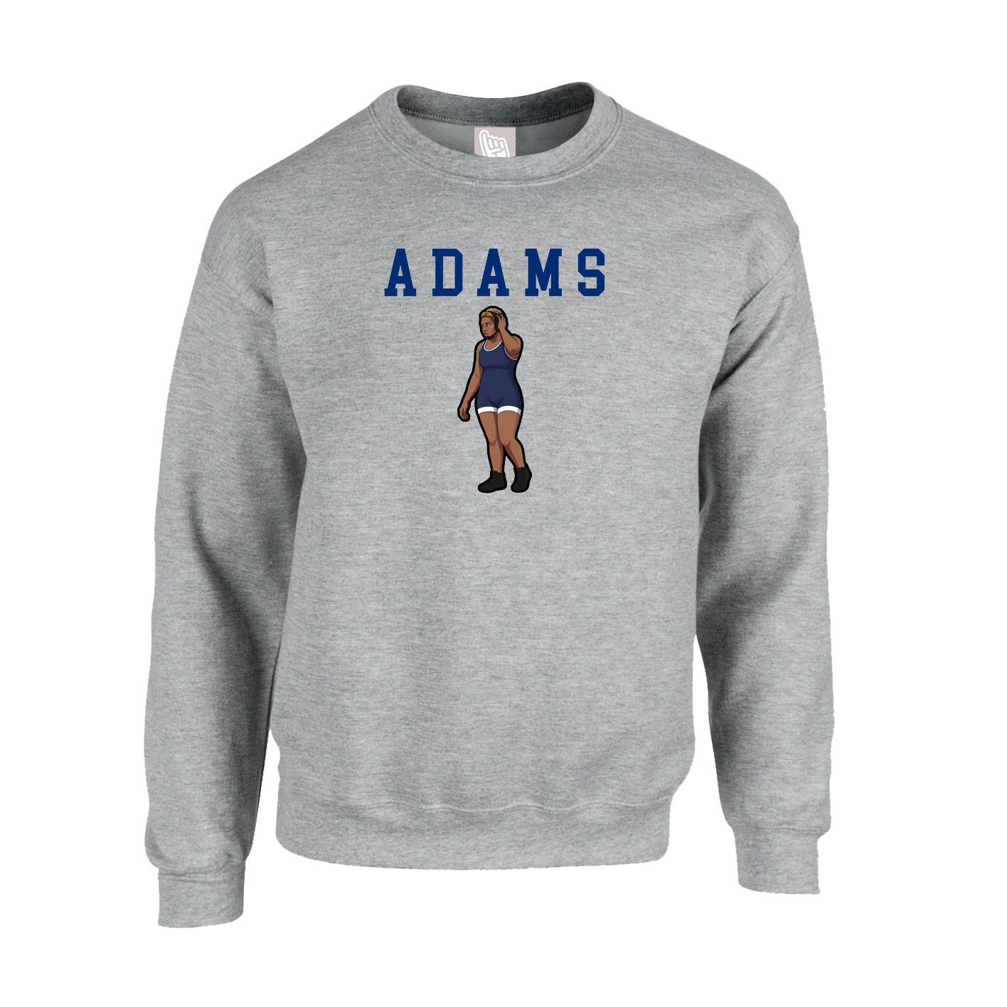 Fleece Crew — Shirsey in Grey