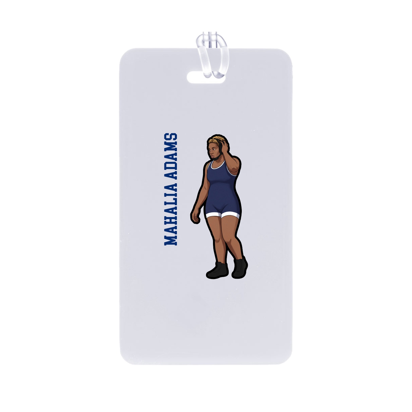 Bag Tag — Name Vertical in Classic