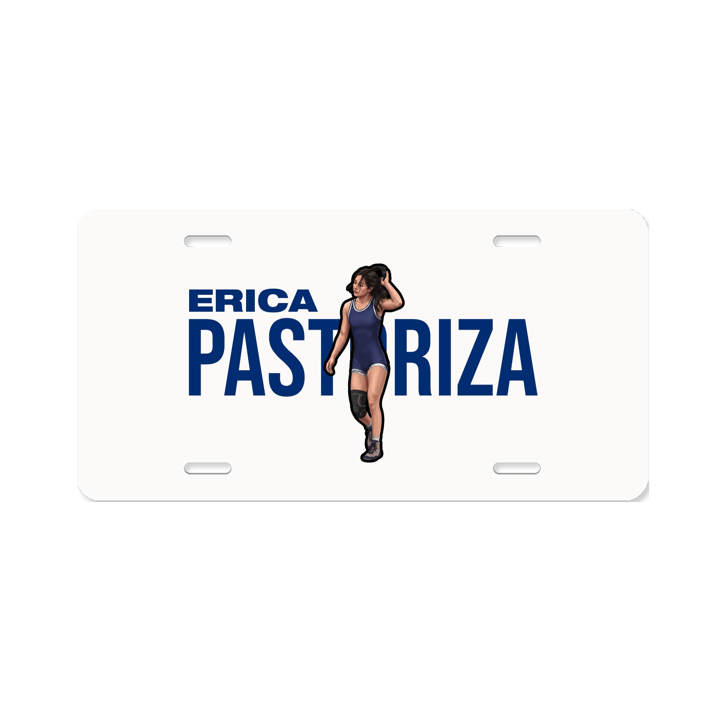 License Plate — Player Name in Classic