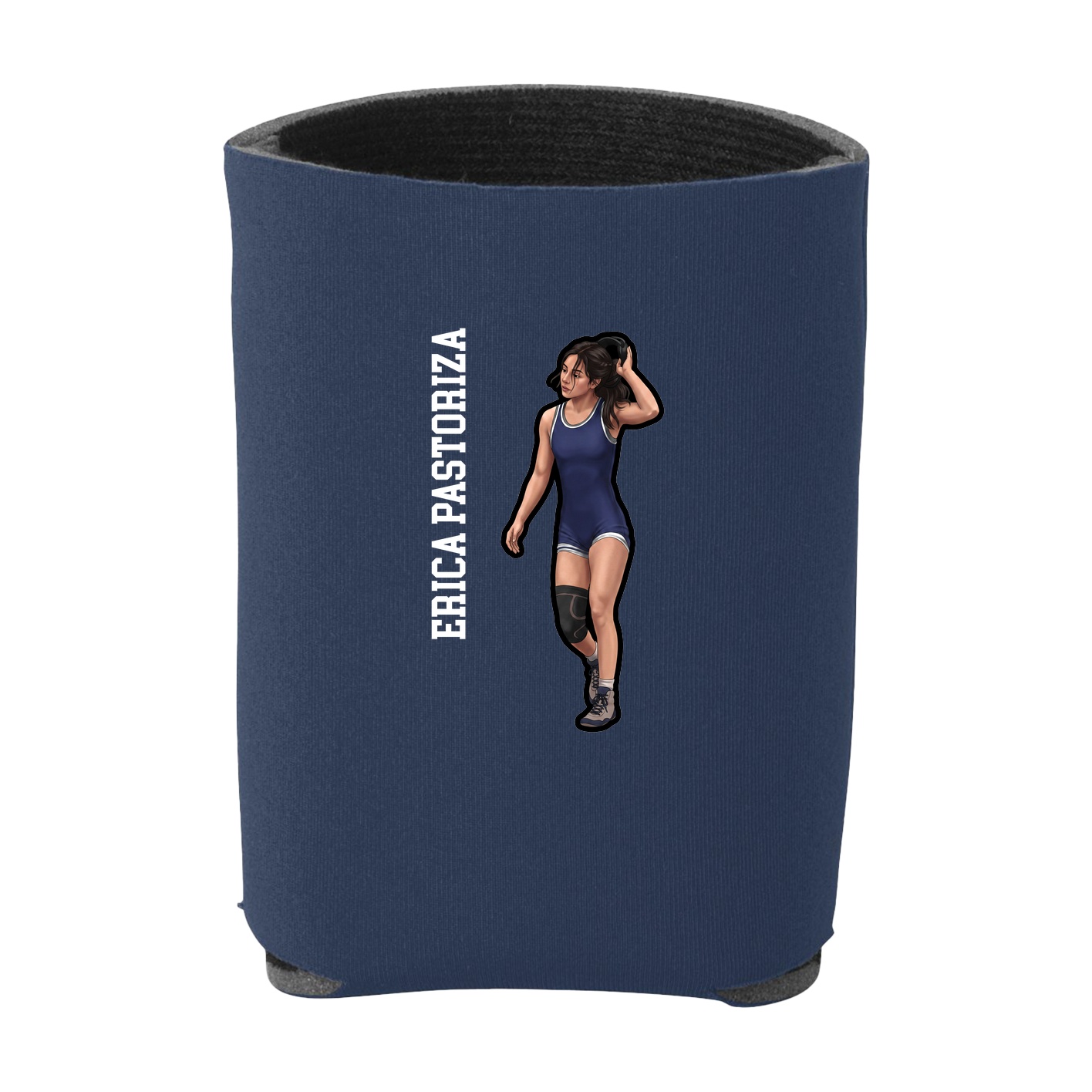 Can Holder — Name Vertical in Navy