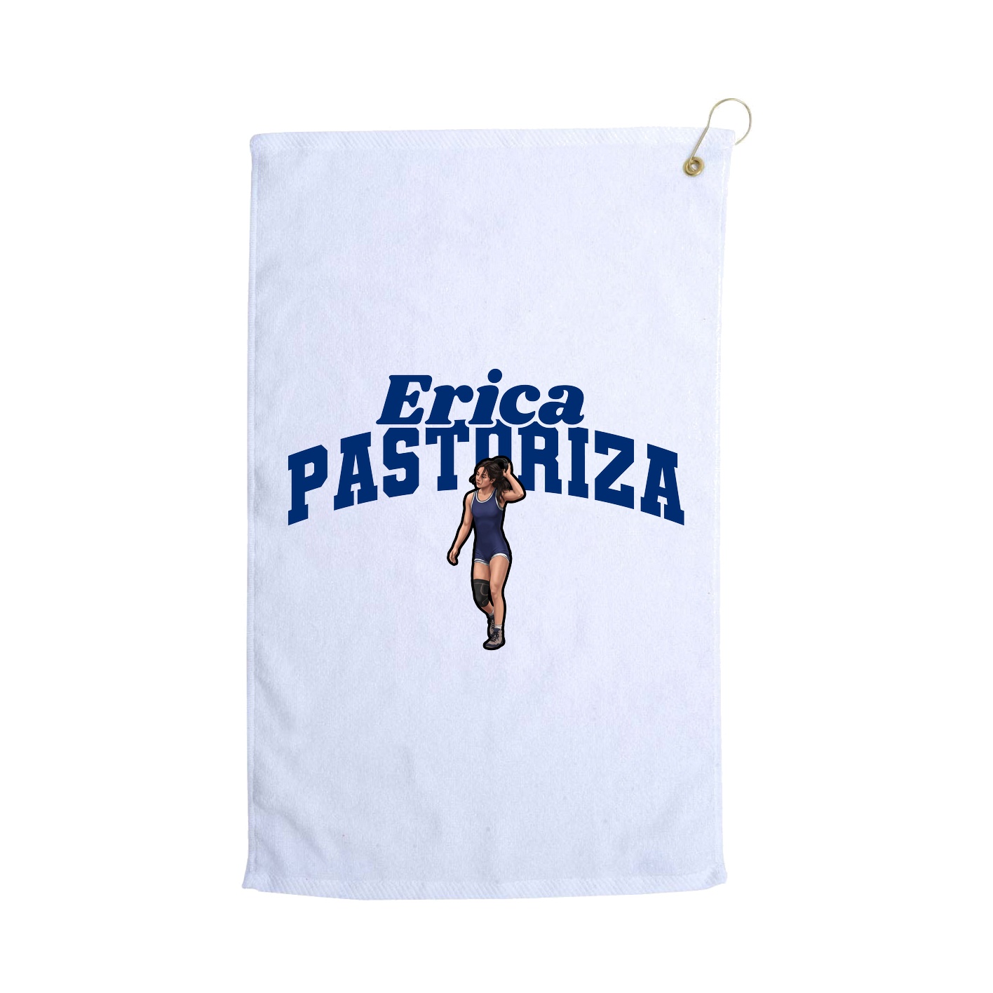 Golf Towel — Signature Arch in White