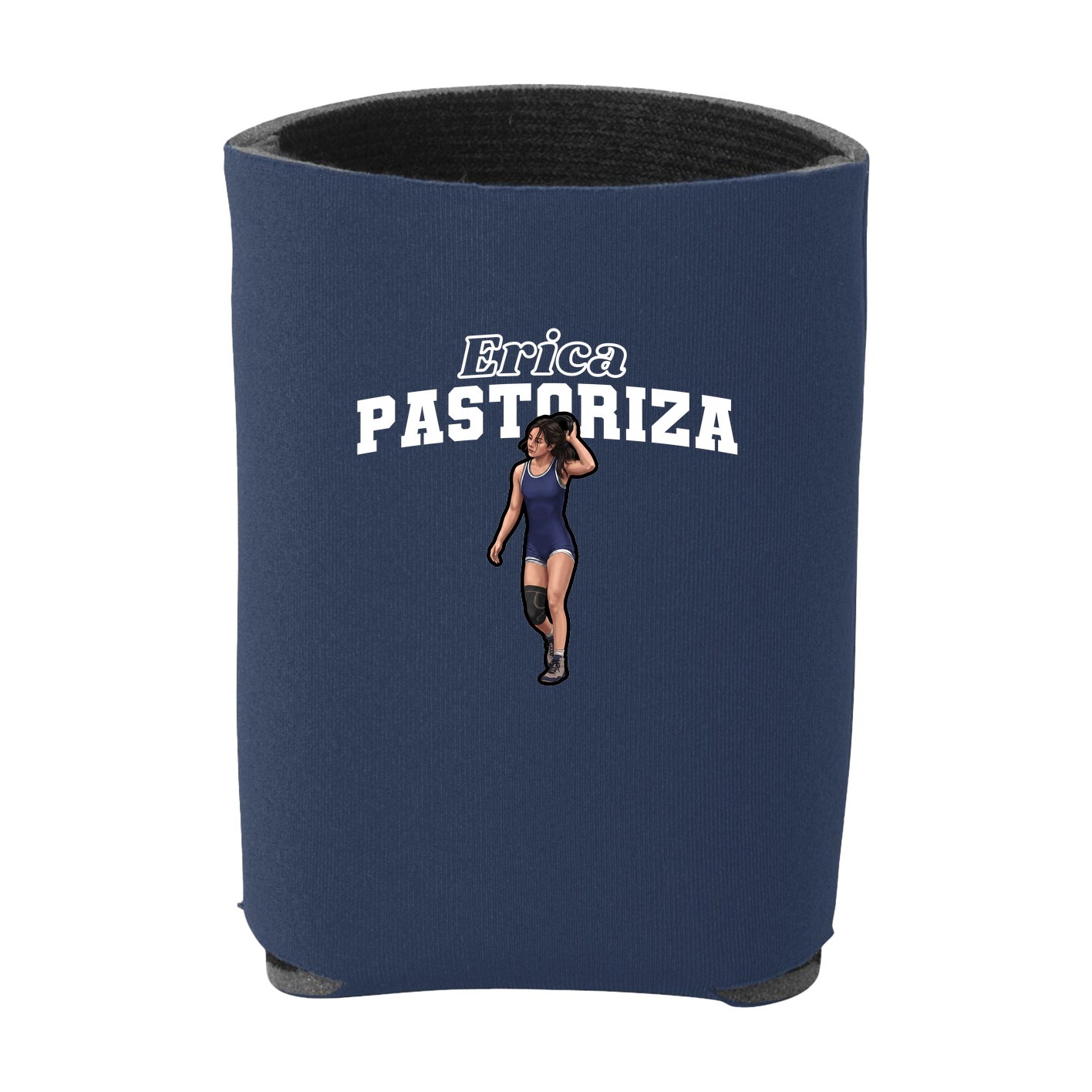 Can Holder — Name Arch in Navy