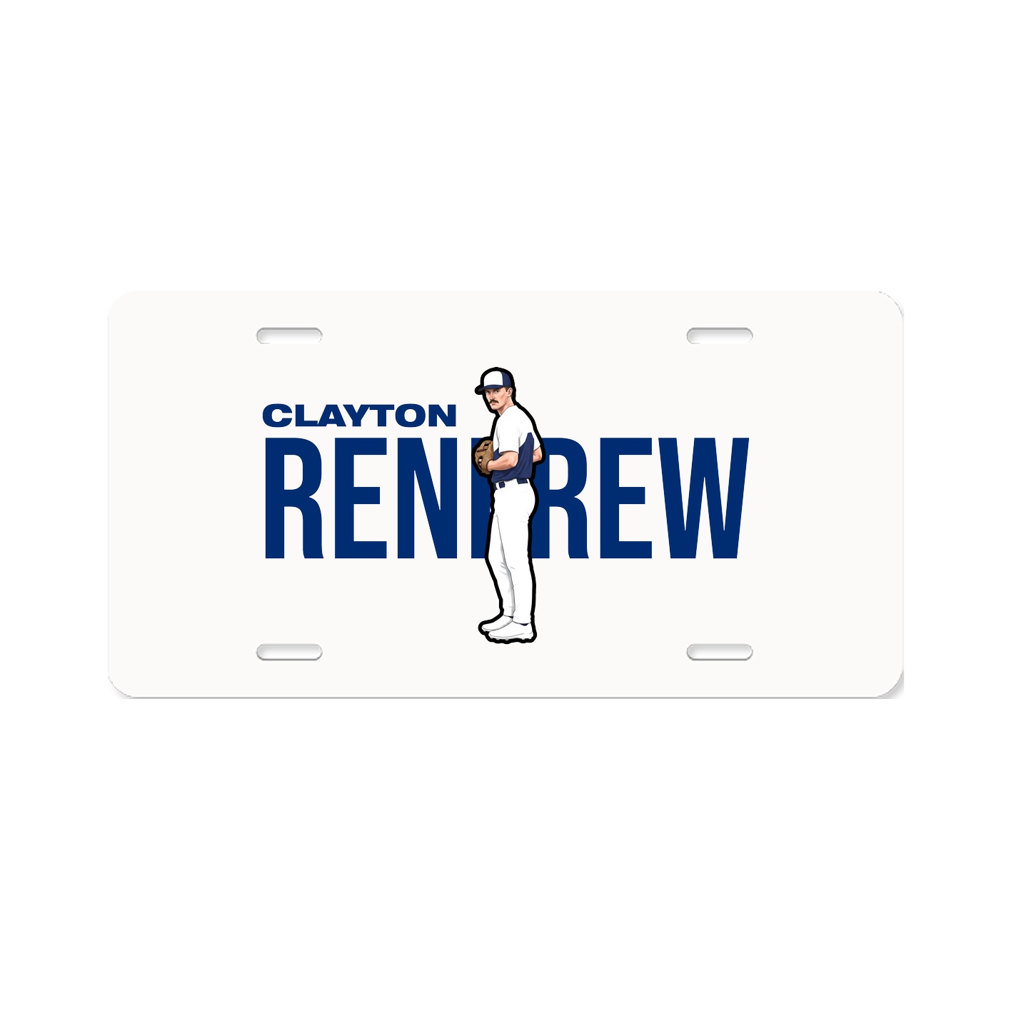 License Plate — Player Name in Classic