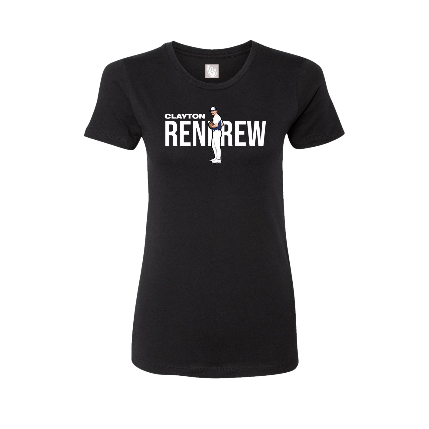 Womens Tee — Player Name in Black