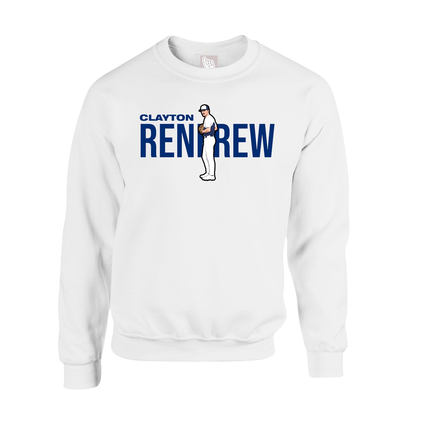 Fleece Crew — Player Name in White