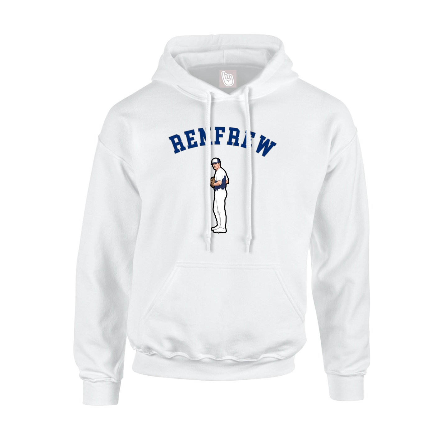 Youth Hoodie — Shirsey Arch in White