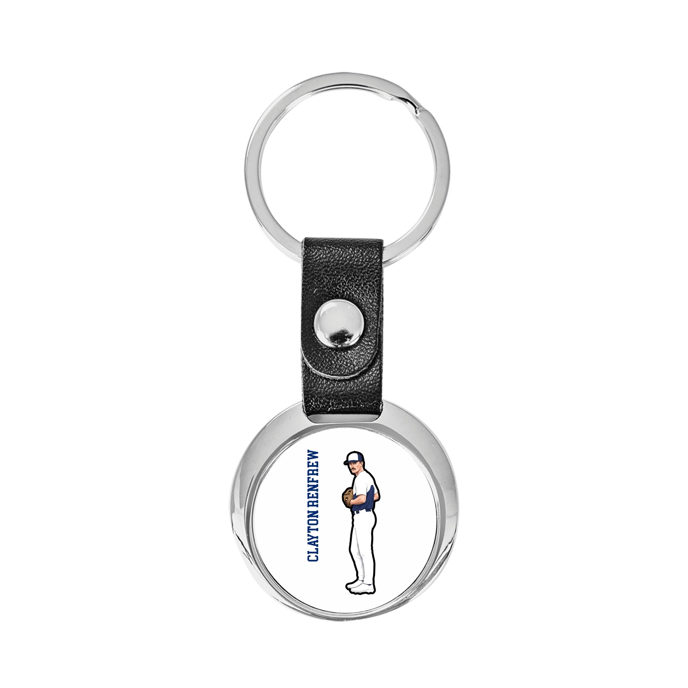 Key Chain — Name Vertical in Classic