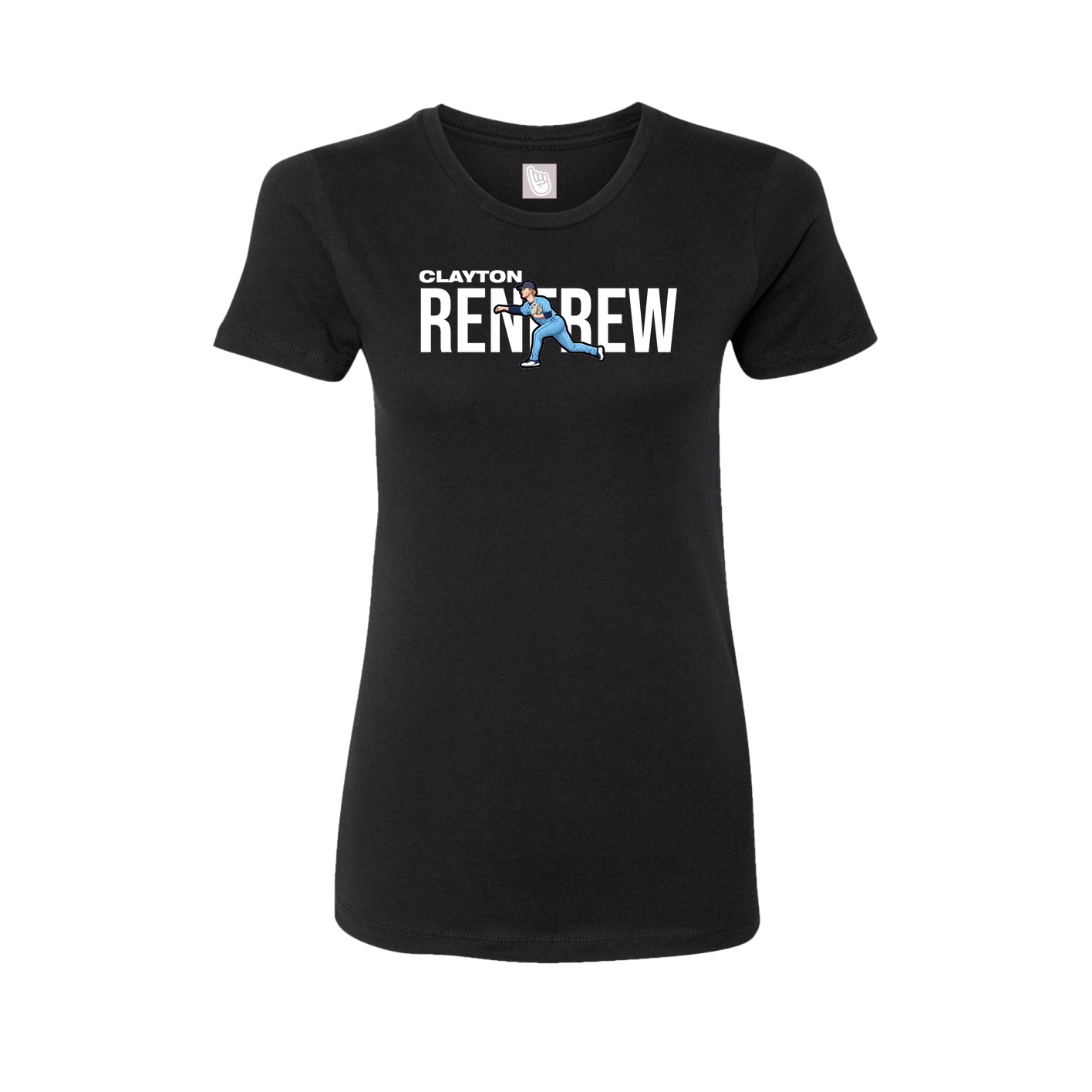 Womens Tee — Player Name in Black