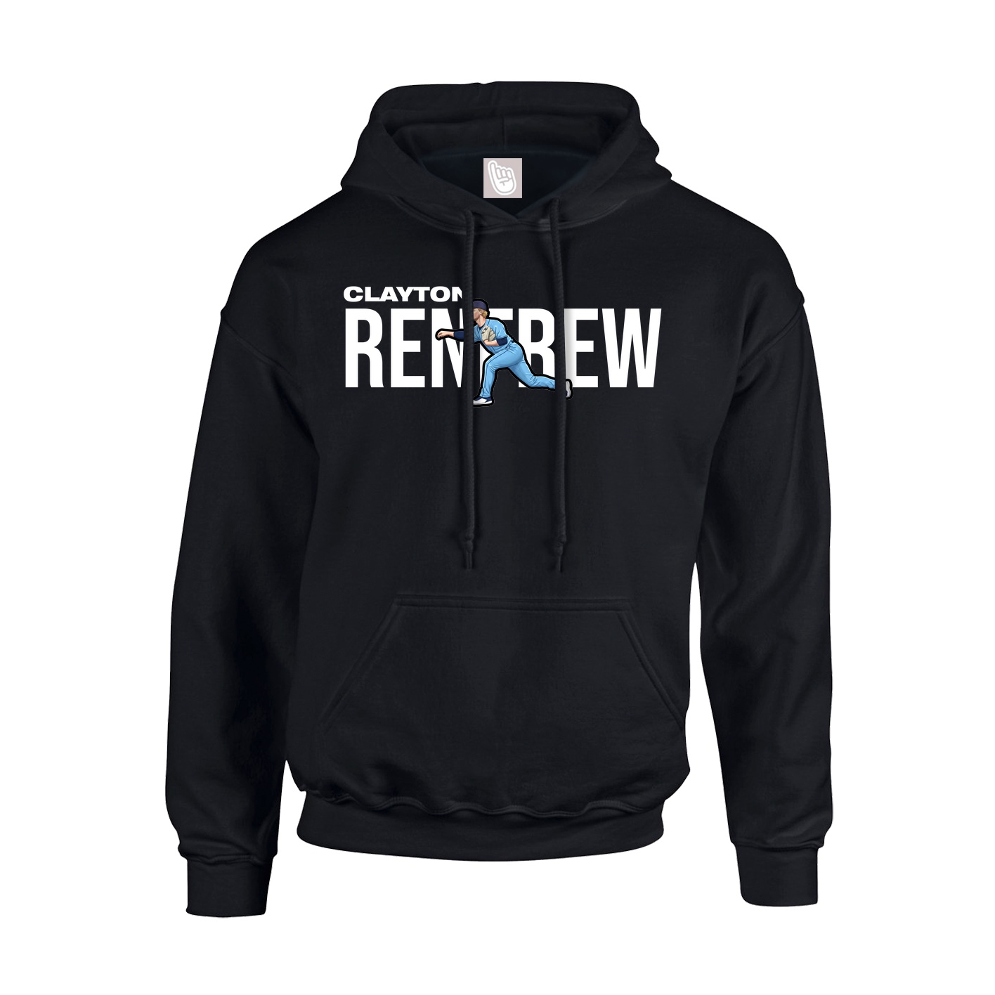 Youth Hoodie — Player Name in Black