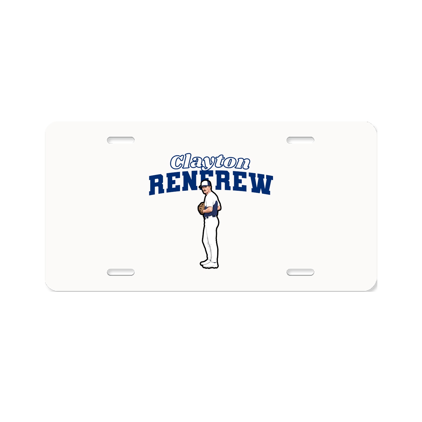 License Plate — Name Arch in Classic
