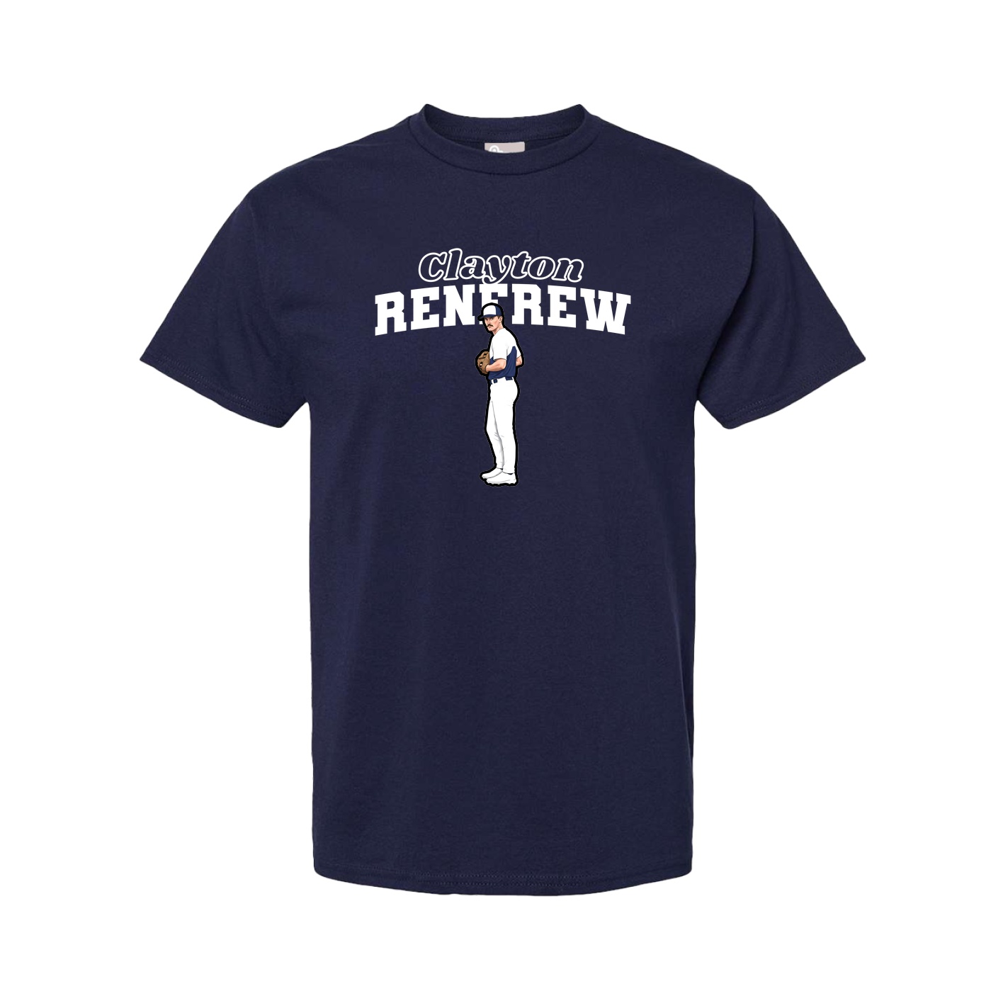 Youth Tee — Name Arch in Navy