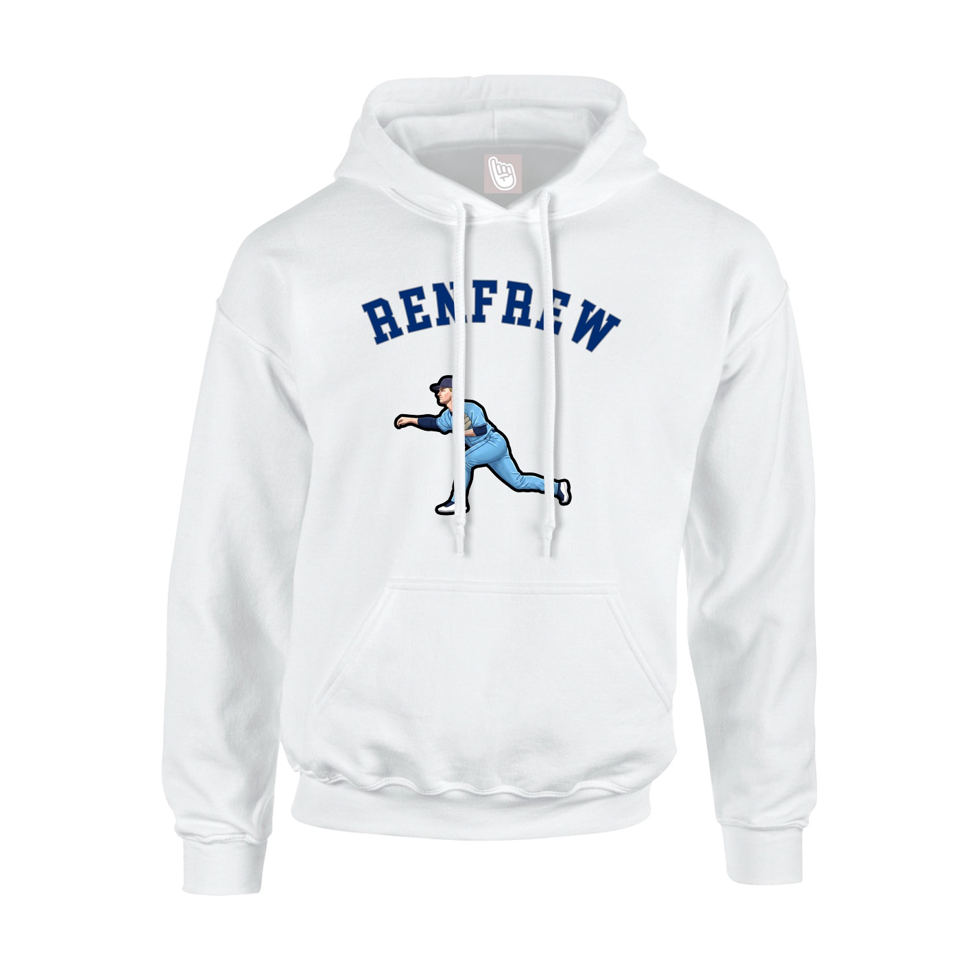 Hoodie — Shirsey Arch in White