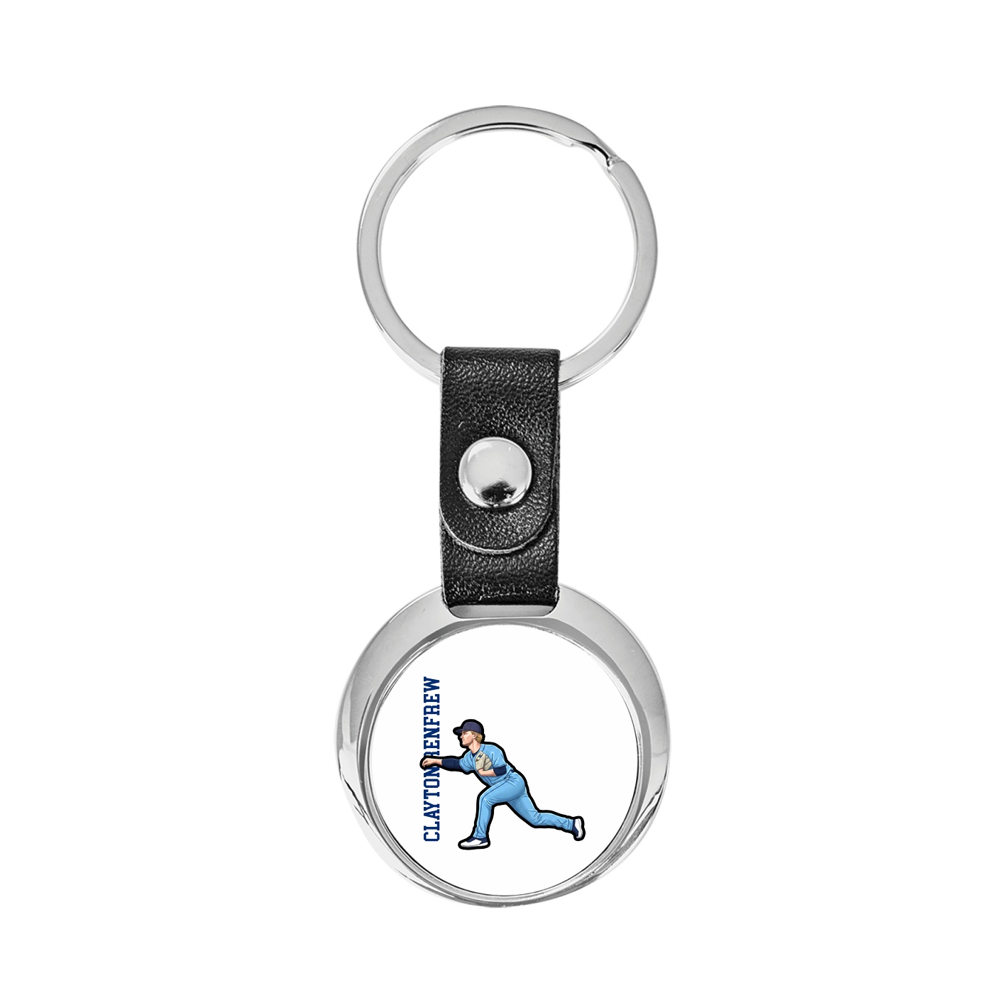 Key Chain — Name Vertical in Classic