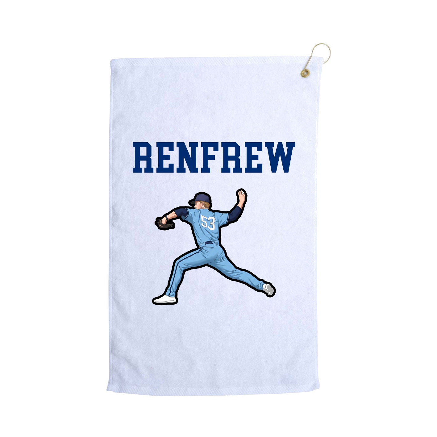 Golf Towel — Shirsey in White