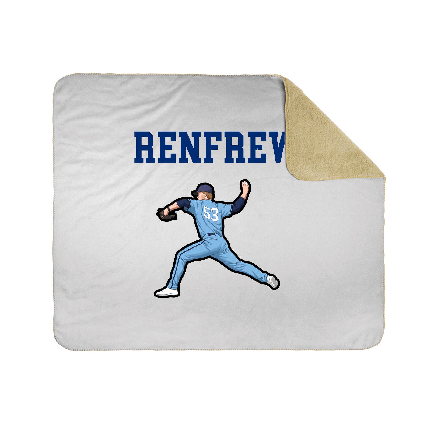 Throw Blanket — Shirsey in White