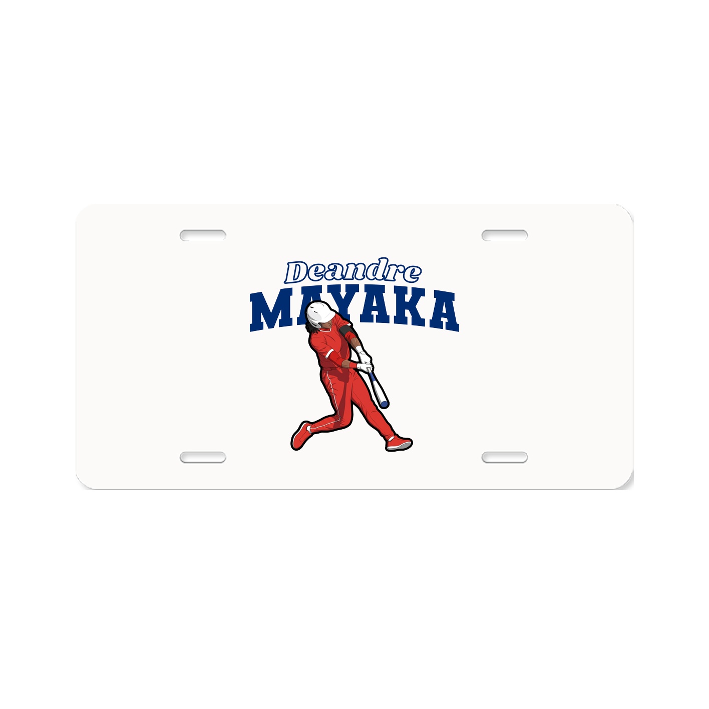 License Plate — Name Arch in Classic