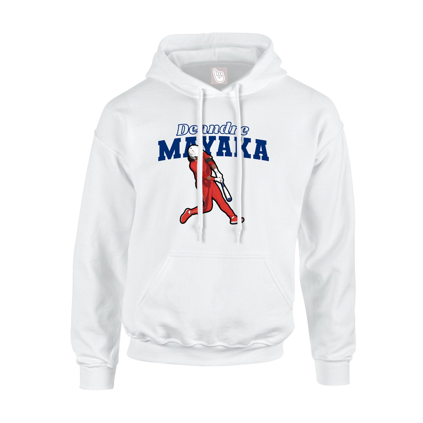 Hoodie — Name Arch in White