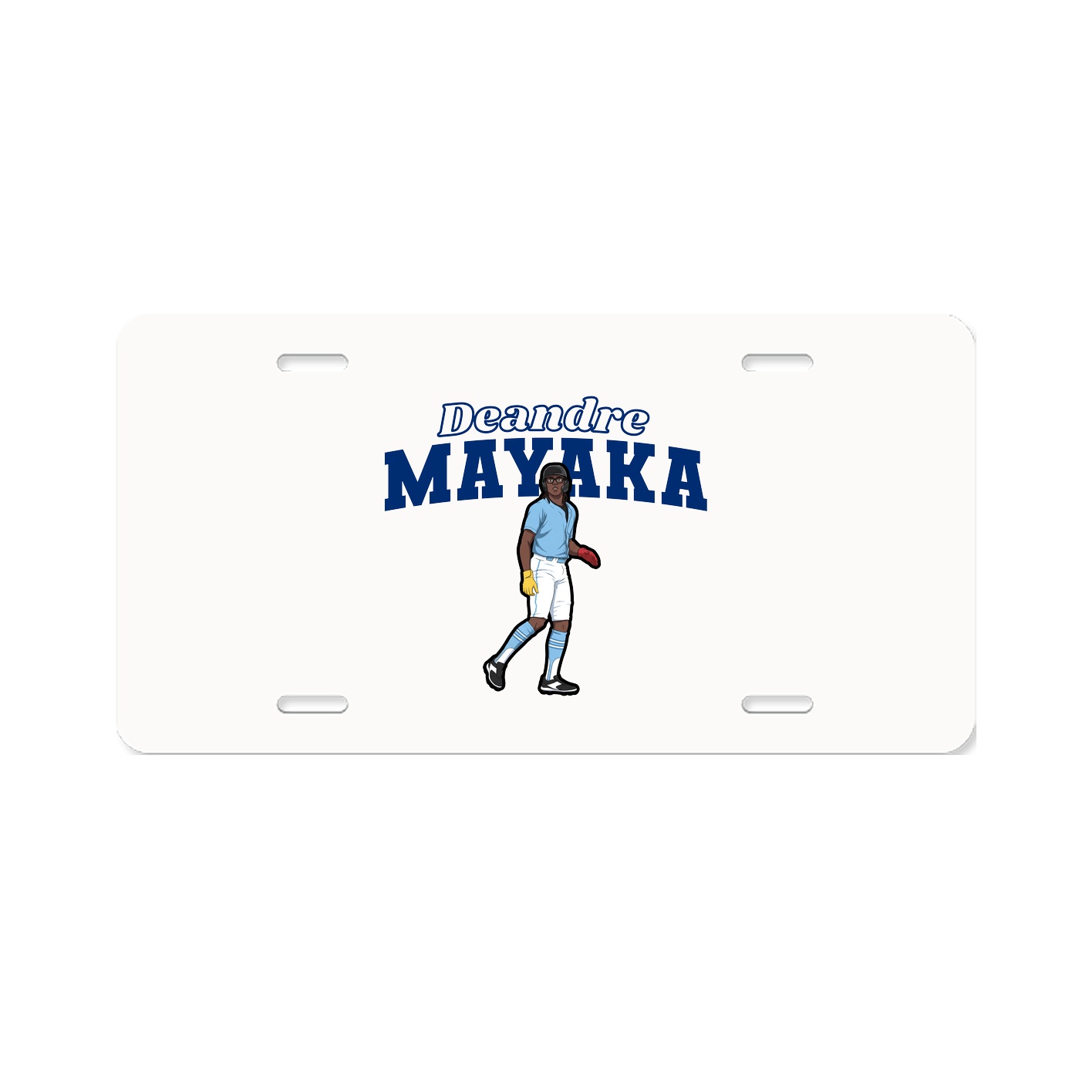 License Plate — Name Arch in Classic
