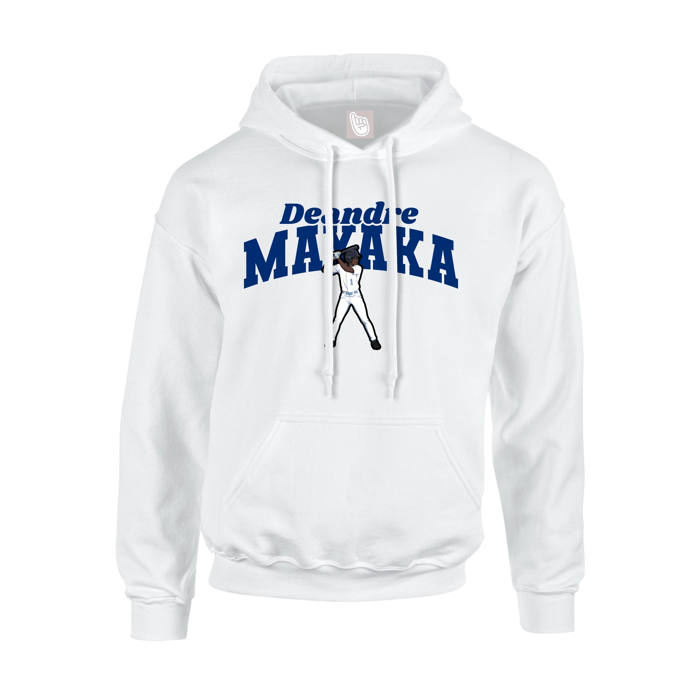 Hoodie — Signature Arch in White