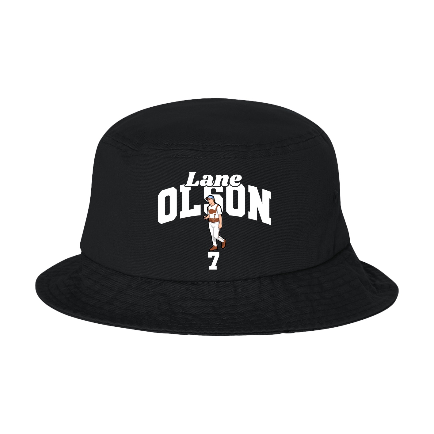 Bucket Cap — Signature Arch in Black