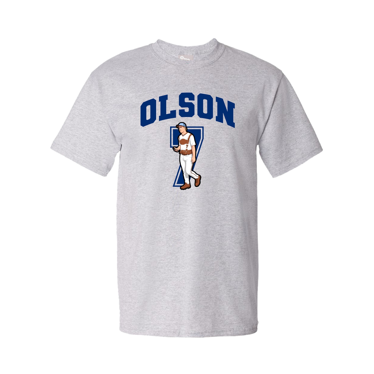 Youth Tee — Number in Grey