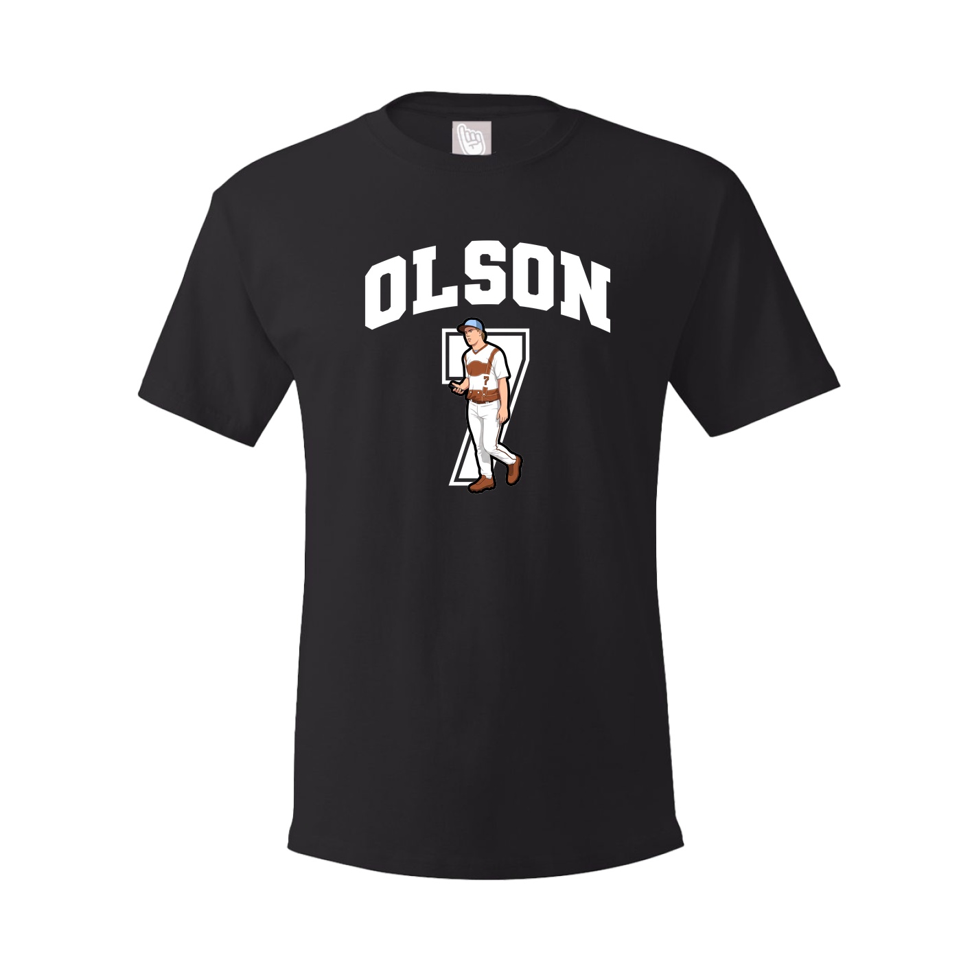 Youth Tee — Number in Black