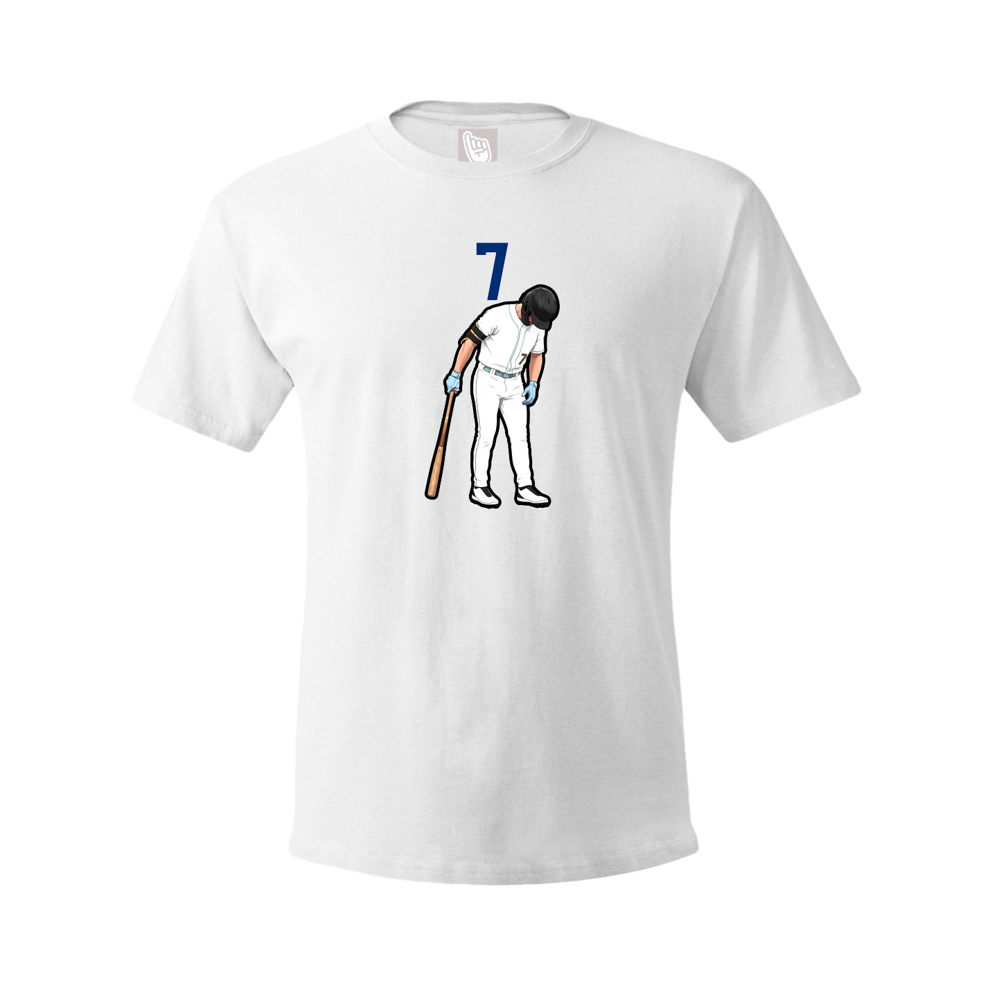Tee — Number Top in White